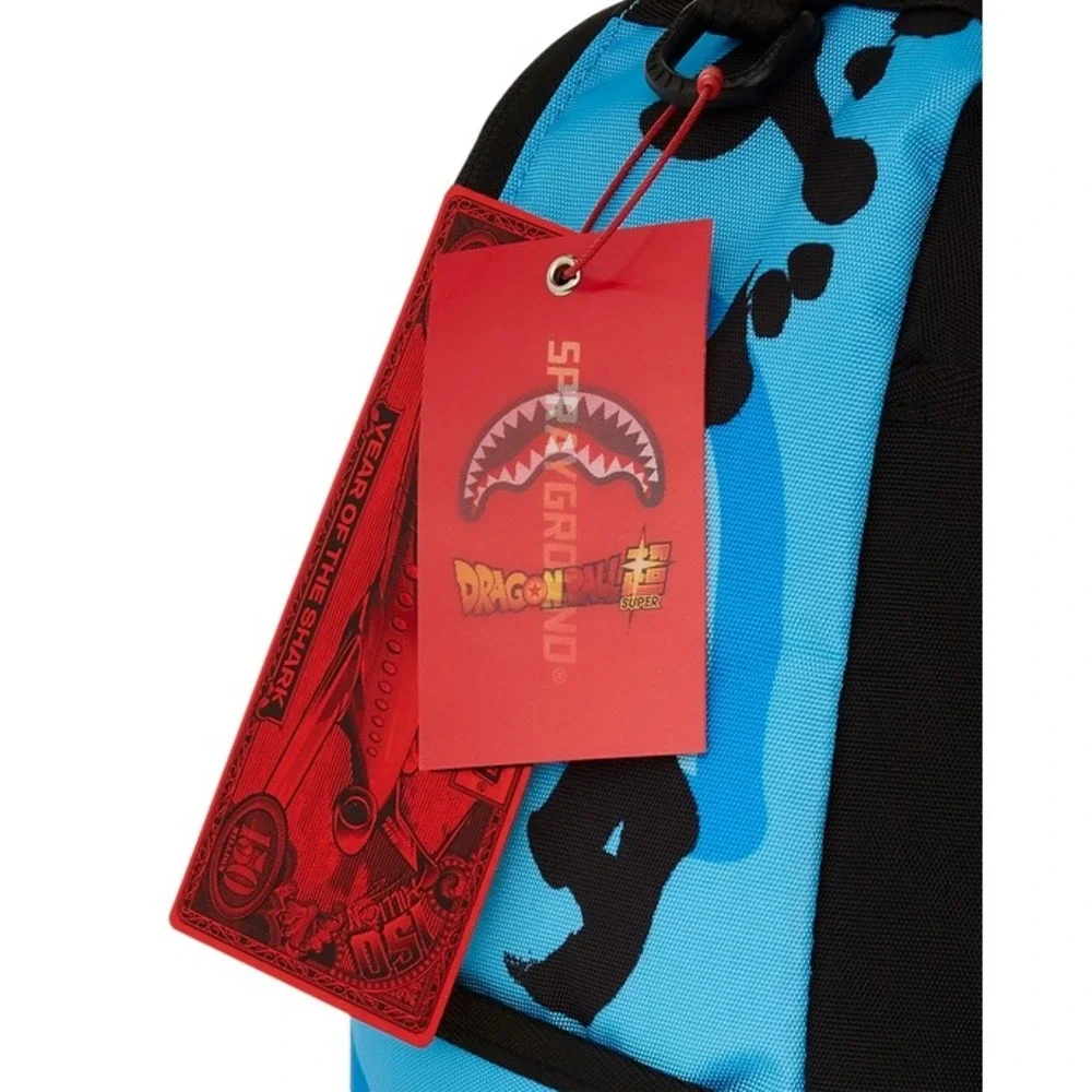 NEW Sprayground Dragon Ball Z Super Saiyan Blue Goku Vegeta Backpack Anime